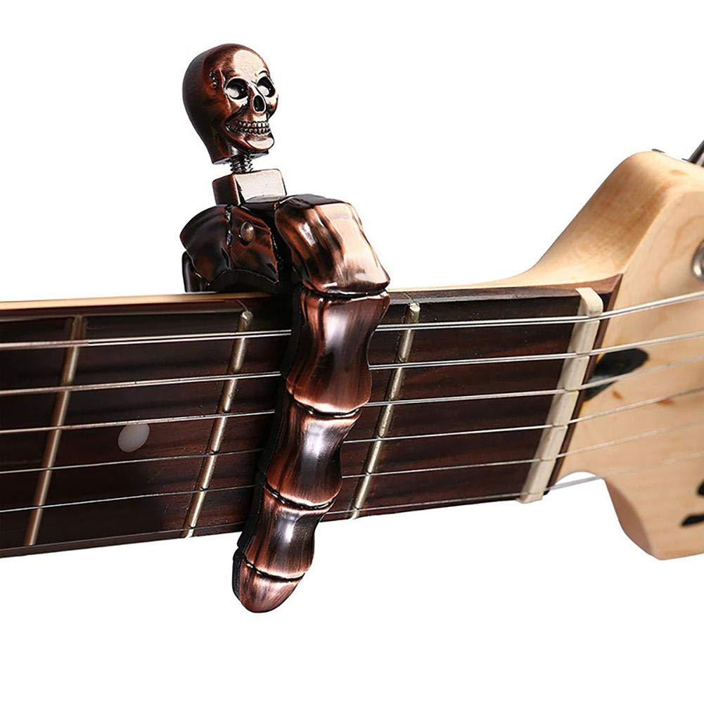 Guitar Capo Clip - Capo Gitar Bentuk Tengkorak untuk Gitar
