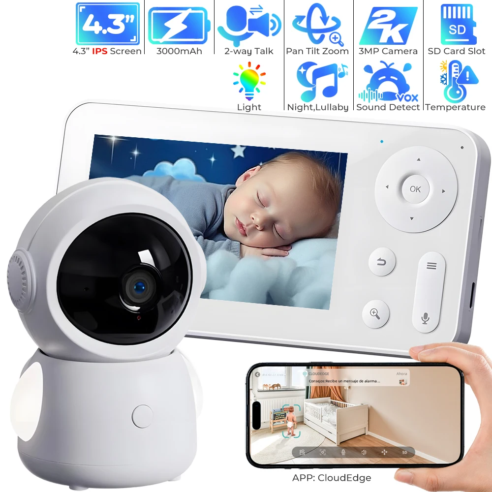 Audio Music Google - Monitor Bayi WiFi dengan Kontrol Aplikasi