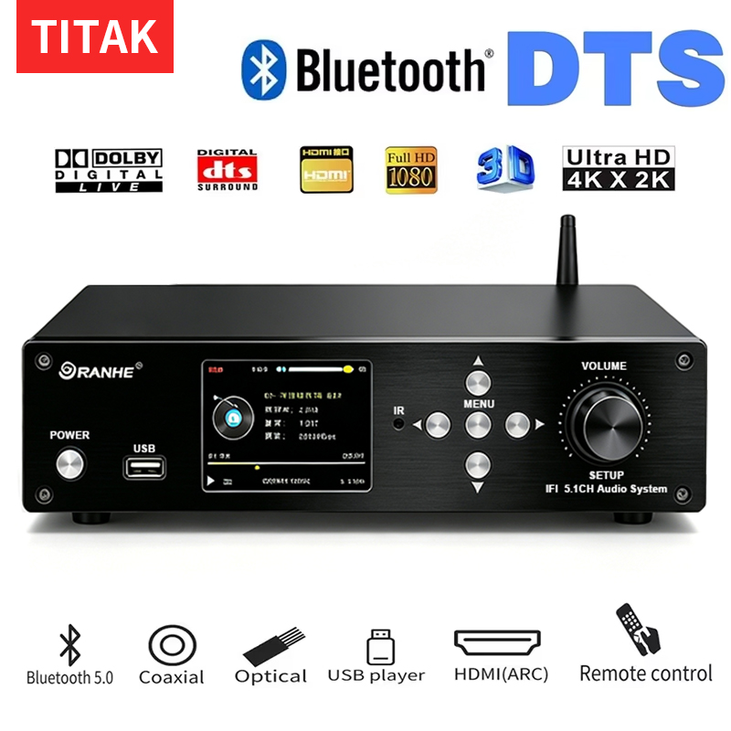 Audio And Music Splitter - Dekoder Audio 5.1 Saluran Asli USB