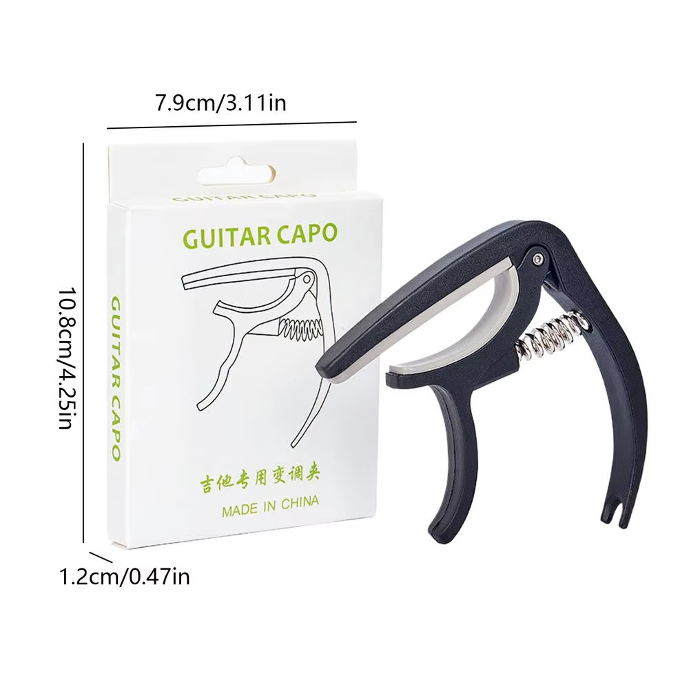 Guitar Capo Clip - Capo Gitar Plastik Portabel untuk Penjepit