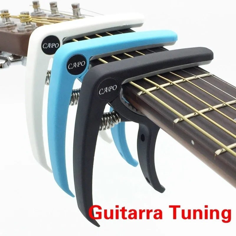 Guitar Capo Clip - Capo gitar plastik 6 dawai elektrik
