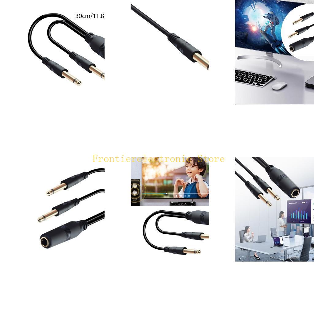 Audio And Music Splitter - G8DB 2x 1/4 Inci 6.35Mm Ke