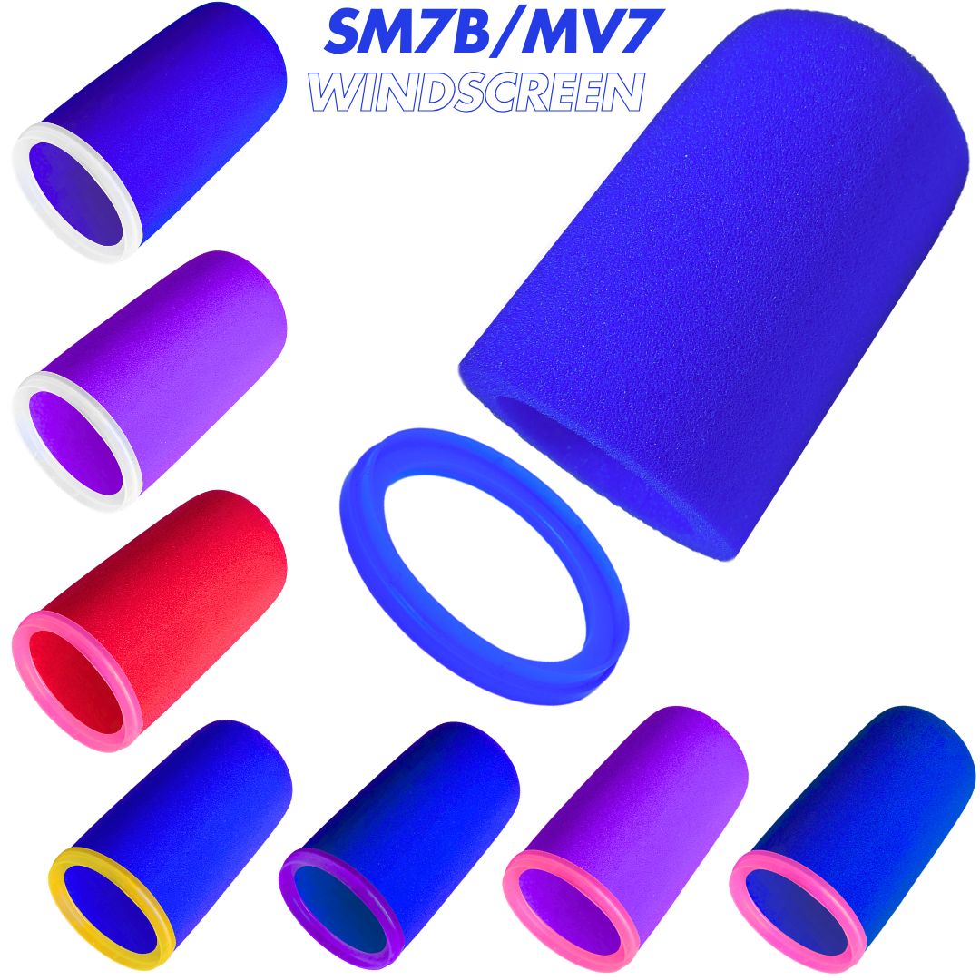 Shure Mic Sm7B - SM7dB Kaca Depan Busa Kepadatan Tinggi