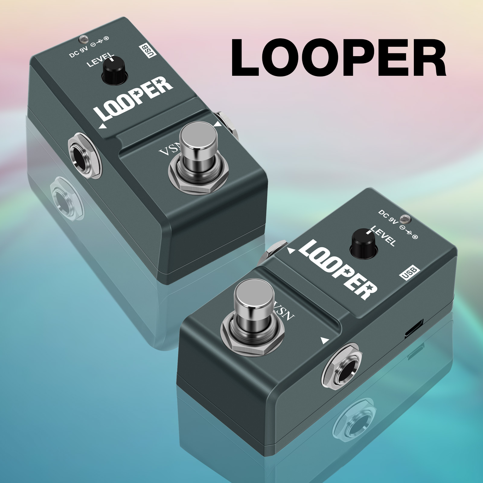 VSN Pedal gitar Looper, Pedal  - Looper Pedal Guitar ulasan dan harga