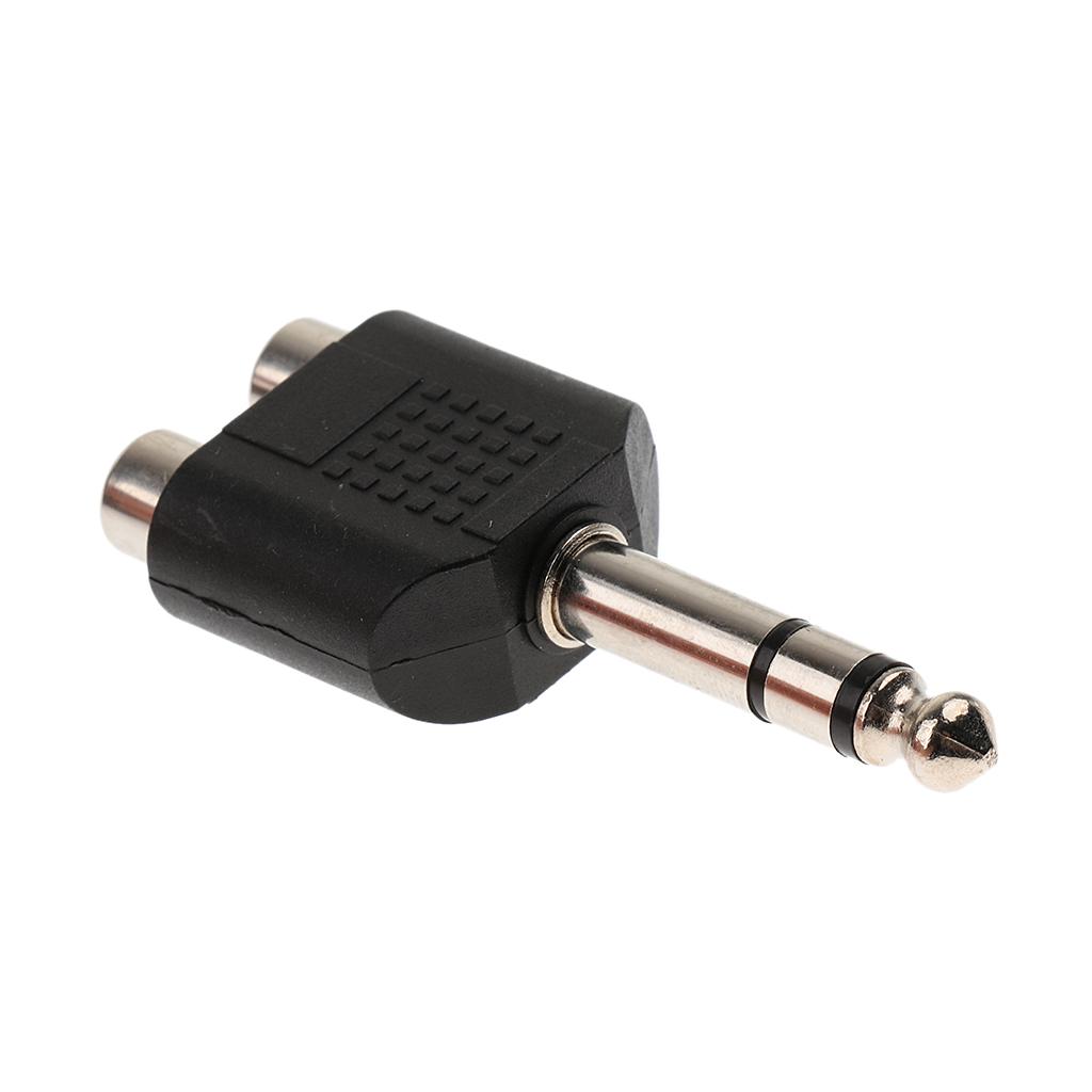 Pemisah Audio Kabel RCA Ganda  - Audio And Music Splitter ulasan dan harga