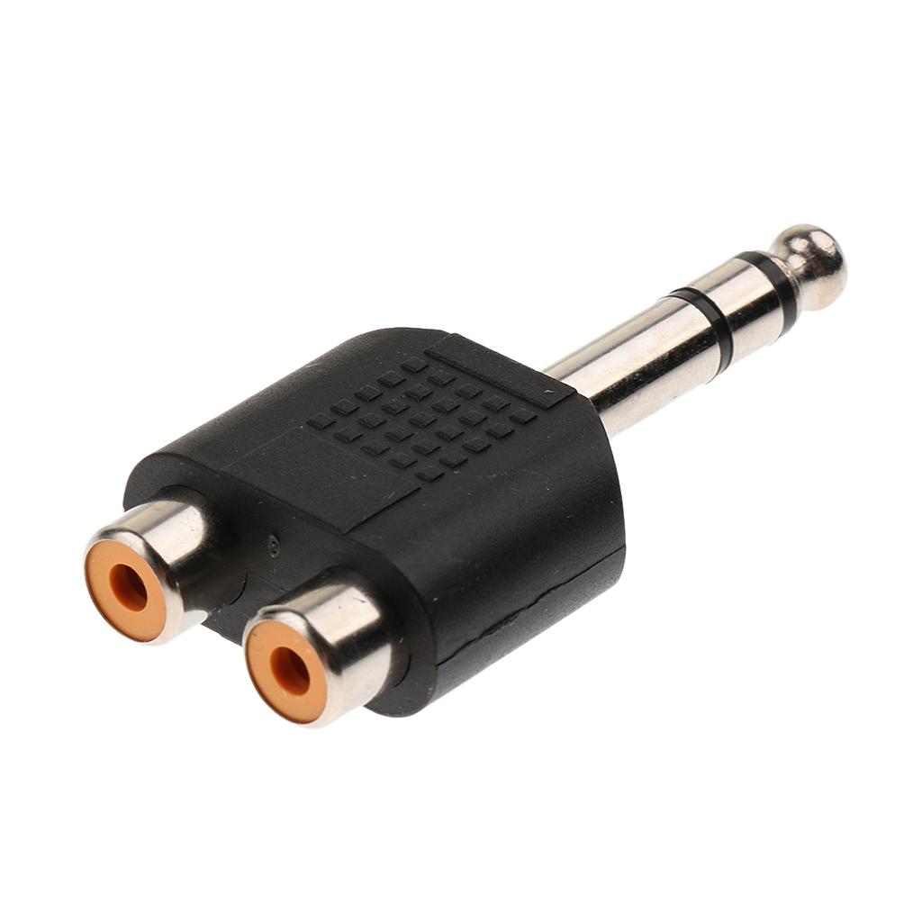 Pemisah Audio Kabel RCA Ganda  - Audio And Music Splitter ulasan dan harga