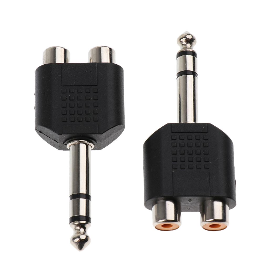 Pemisah Audio Kabel RCA Ganda  - Audio And Music Splitter ulasan dan harga
