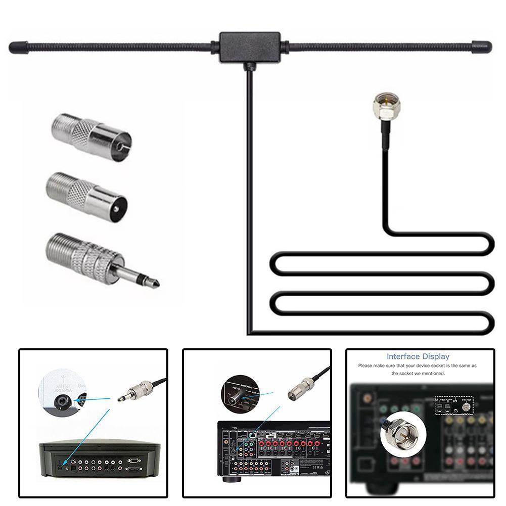 Antena Radio FM dipol antena,  - Audio Music System For Home ulasan dan harga