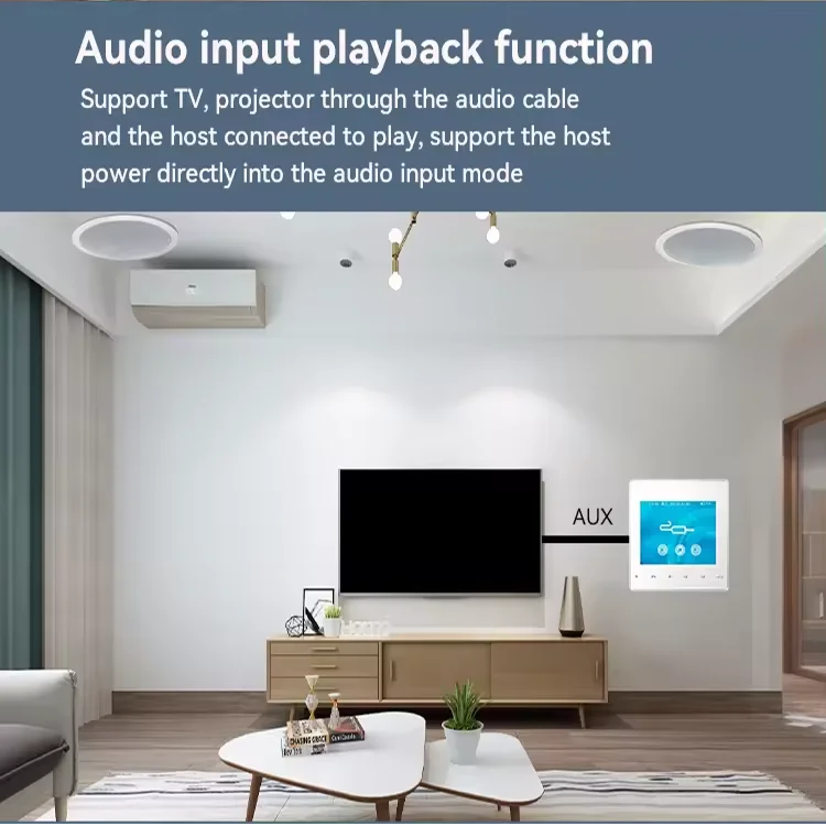 Amplifier Dinding Bluetooth ru - Audio Music System For Home ulasan dan harga