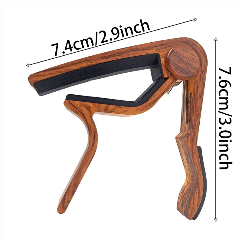 Capo gitar Aloi seng kualitas  - Guitar Capo Clip ulasan dan harga