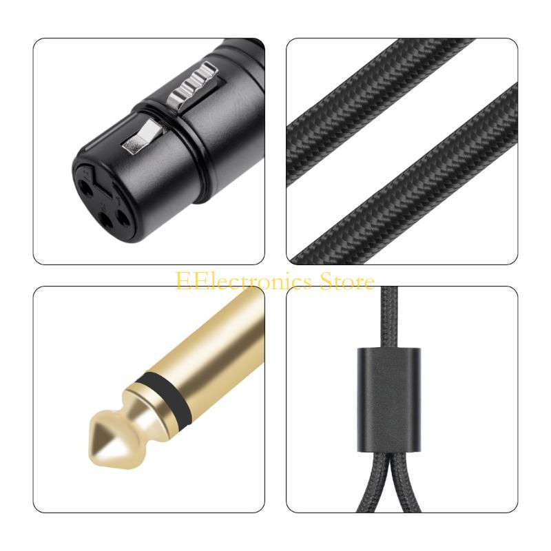 B03C Female 3Pin Ke 6.35Mm 1/4 - Audio And Music Splitter ulasan dan harga