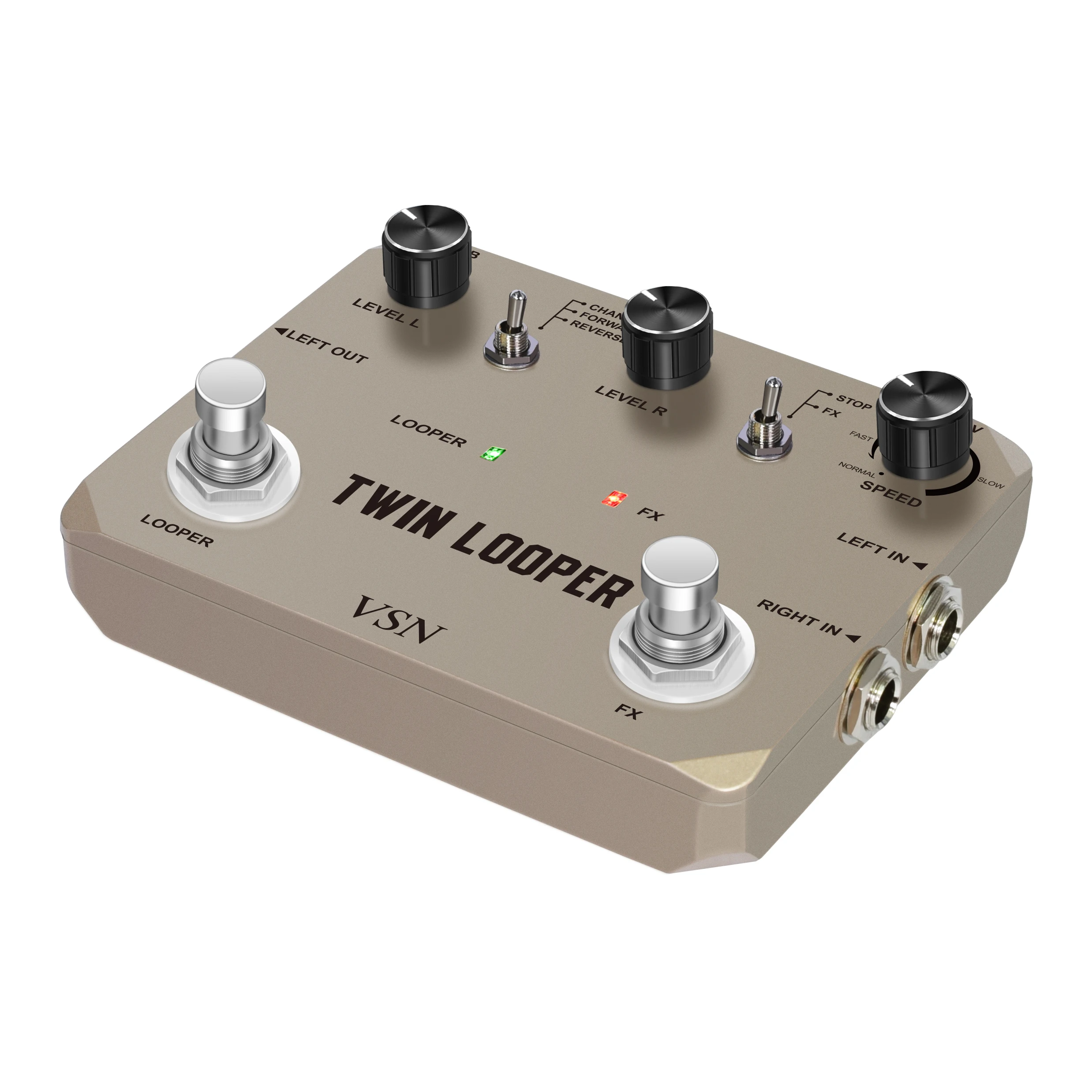 VSN Twin Looper Pedal efek git - Looper Pedal Guitar ulasan dan harga