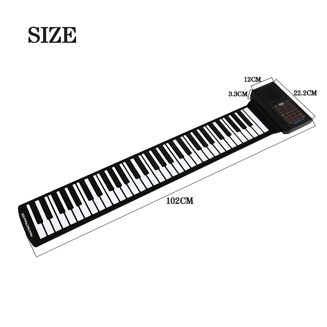 61 Tombol Piano Mini Gulung Si - Keyboard Piano 61 Key ulasan dan harga