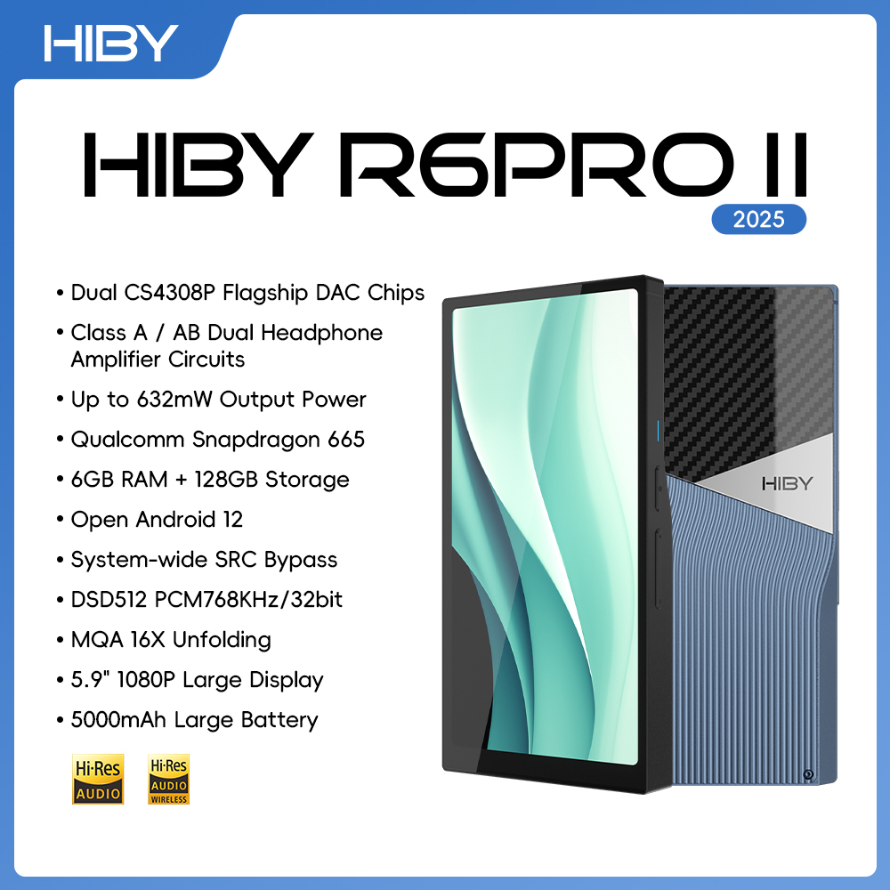 HiBy R6 Pro II / R6 Pro GEN 2  - Audio Music Gen ulasan dan harga