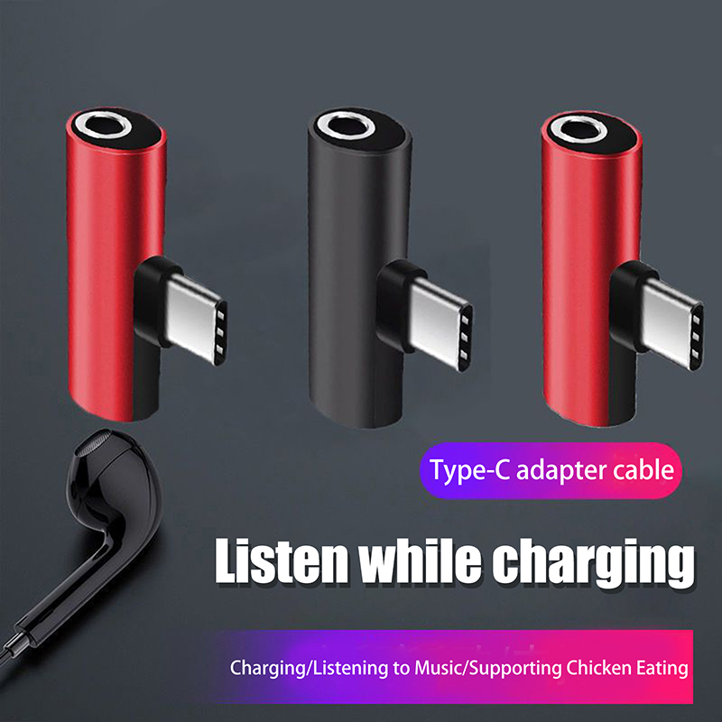 Adaptor Logam USB Tipe-C Ke 3. - Audio And Music Splitter ulasan dan harga