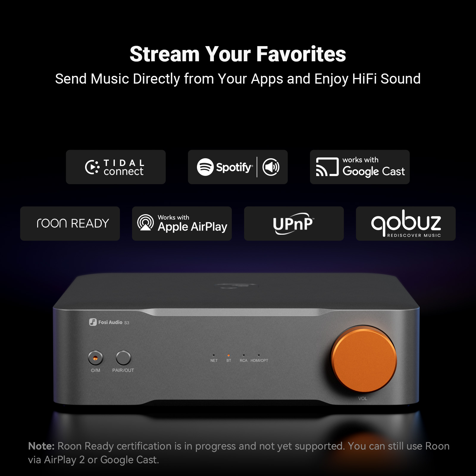 Fosi Audio S3 HiFi Music Strea - Audio Music Google ulasan dan harga