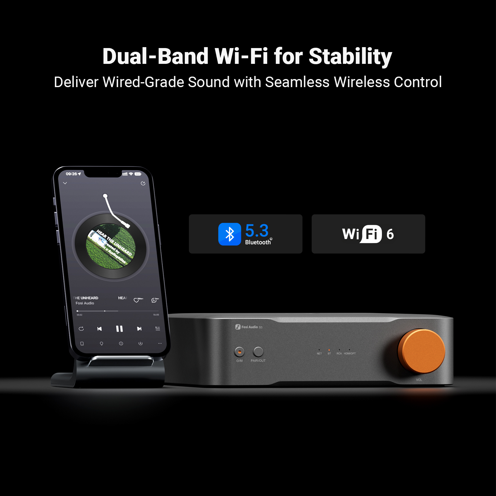 Fosi Audio S3 HiFi Music Strea - Audio Music Google ulasan dan harga