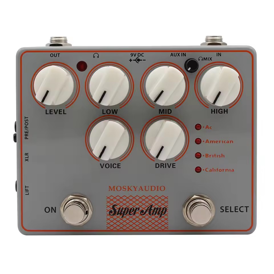 Mosky 4 AMP IN ONE Amplifier B - Looper Pedal Guitar ulasan dan harga